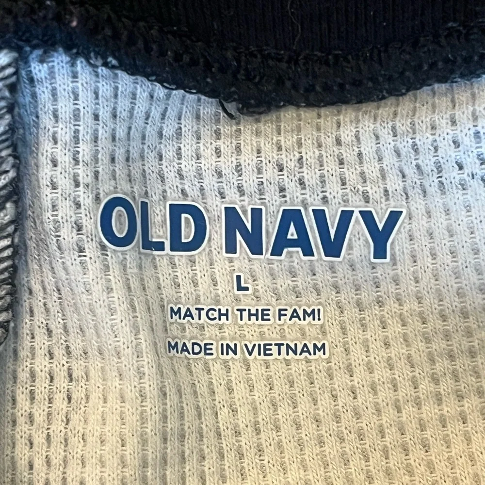 Old Navy Black and White Plaid Pajama Bottoms